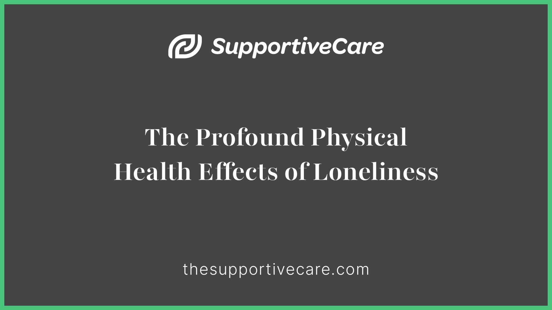 An anatomical visualization showing how chronic loneliness impacts various systems of the human body.