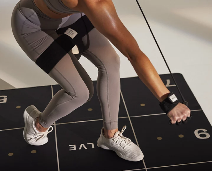 Pvolve studio environment showing a focus on female-led fitness training and clinical research settings.