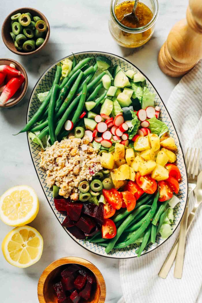 Sabrina Rudin’s Vegetarian Nicoise Salad Recipe
