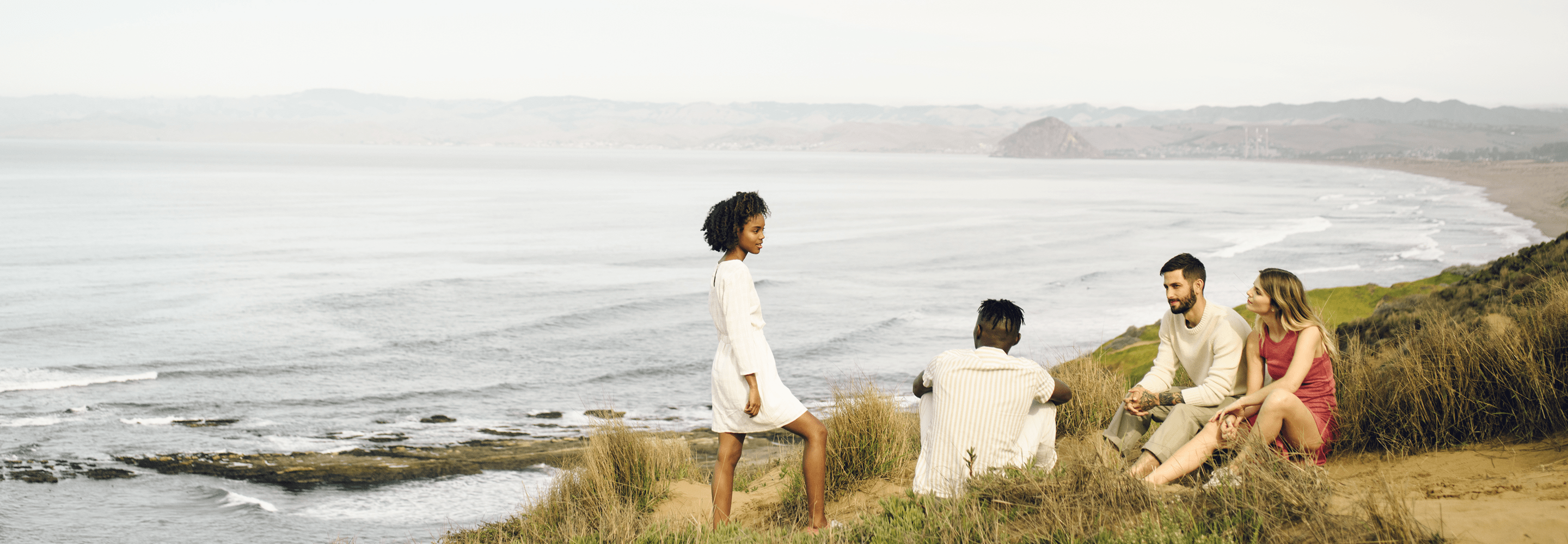 Promotional banner for the SeaVees SeaChange sustainable sneaker collection.