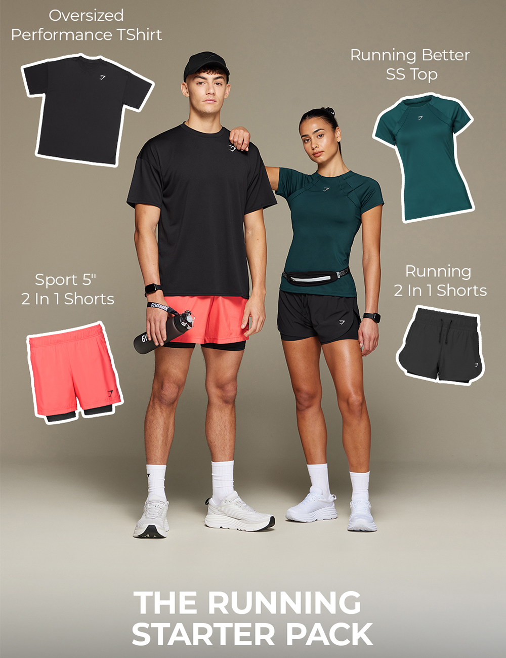 Lightweight rose pink running gear including high-impact sports bra and shorts.