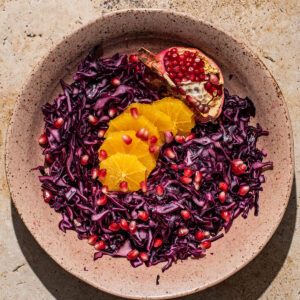 Pomegranate Slaw: Refreshing Vegan & Gluten-Free Side