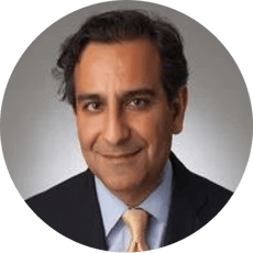 Portrait of Dr. Clive Sikka, a physician and medical leader.