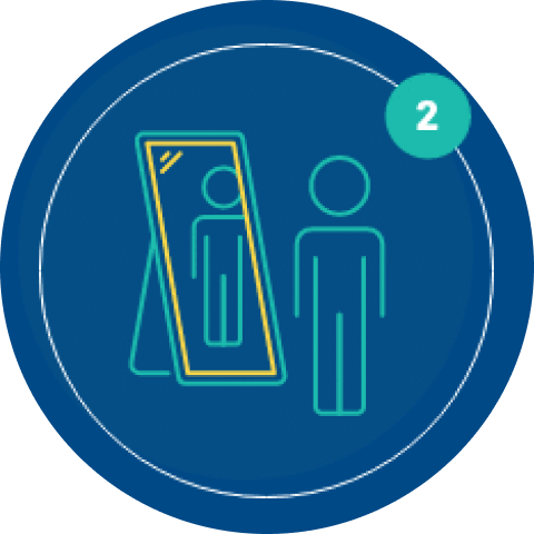 An illustration depicting secondary prevention through regular dermatologist skin exams.