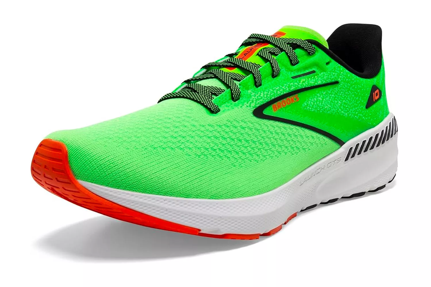 The Brooks Men’s Launch GTS 10 Running Shoe featuring GuideRails technology.