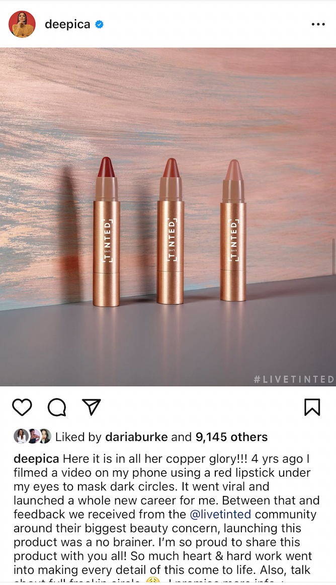 Live Tinted clean beauty products showcasing mineral SPF and inclusive skincare shades.