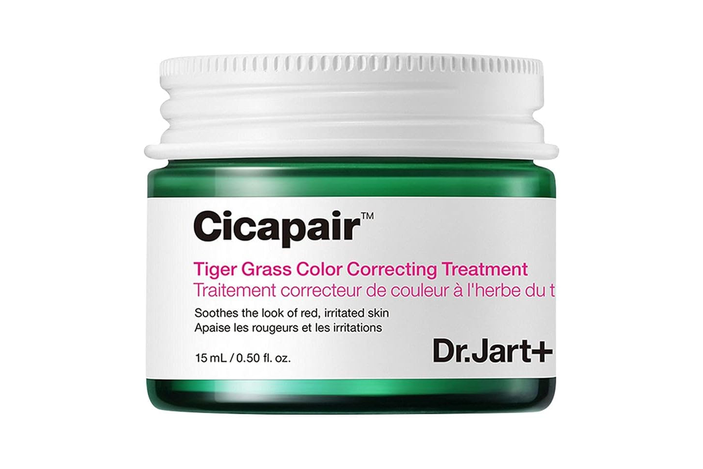 Dr. Jart Cicapair Tiger Grass color-correcting treatment jar.